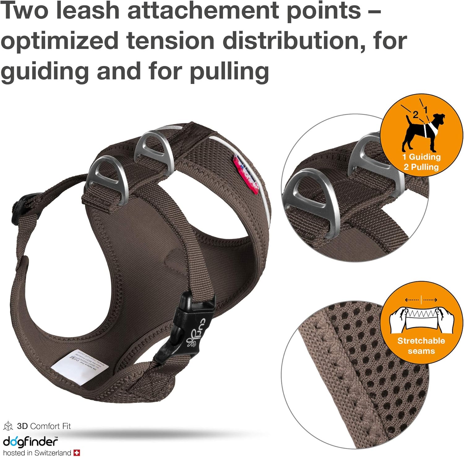 Basic Harness Air-Mesh Brown S - Image 3