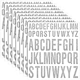 Gersoniel 8 Sheet Glitter Letter Stickers Self