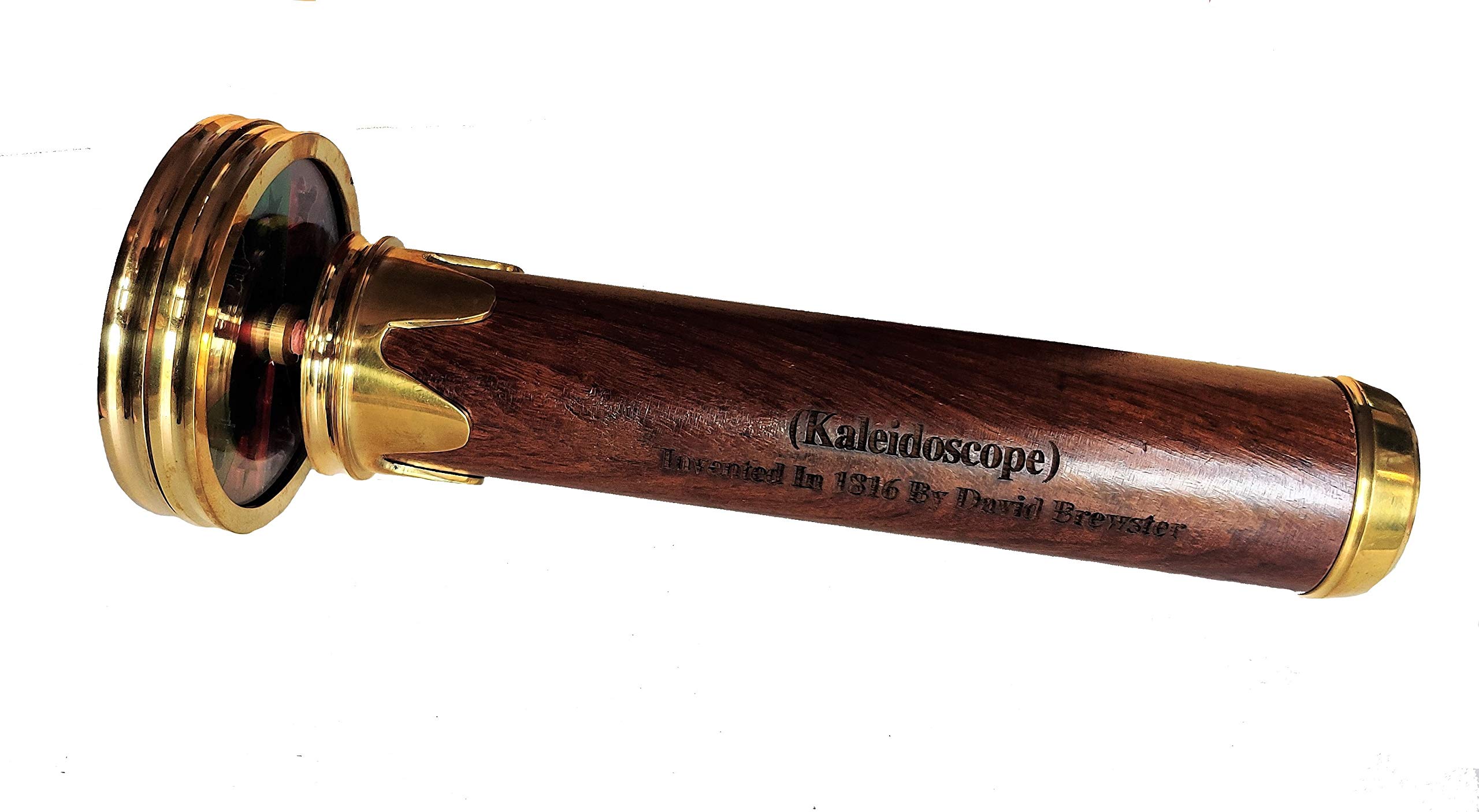 Handmade 8 Inches Brass Working Kaleidoscope Best Birthday Gift for Children