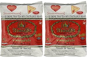 NUMBER ONE Number-One ChaTraMue Original Thai Iced Tea Mix 400g Bag, Pack of 2