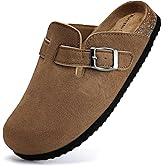 Torotto Kids Clogs Cork Footbed Slippers Arch Support Potato Shoes with Adjustable Strap for Boys Girls