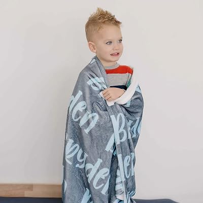 Personalized Name Blanket - Custom Baby, Kids, Or Adult Blanket, Ultra-Soft Sherpa, Multiple Sizes