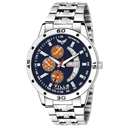 VL-1176 Blue Admirable Day and Date Series Watch for Men and Boys