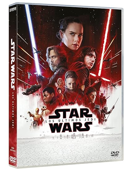 Star Wars: Los Últimos Jedi [DVD]: Amazon.es: Daisy Ridley, Tom Hardy, Mark Hamill, Adam Driver, Gwendoline Christie, Domhnall Gleeson, Carrie Fisher, Billie Lourd, Andy Serkis, Joseph Gordon-Levitt, Laura Dern, Oscar Isaac, Rian