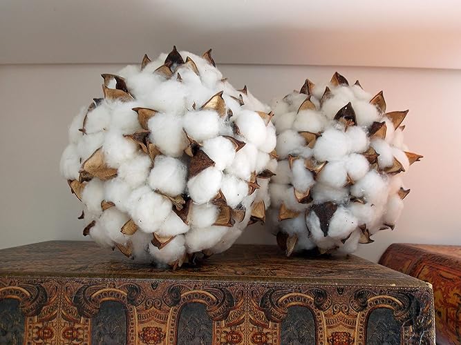 Amazon Com 4 Or 6 Inch Decorative Cotton Ball Boll Sphere Orb For