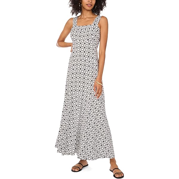 vince camuto maxi dresses Vince Camuto Women's 4 Tiered Maxi Dress, Rich Black, X-Small at Amazon  Women's Clothing store