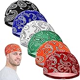 Haysandy 6Pcs Cooling Skull Cap Mens Helmet Liner Wicking