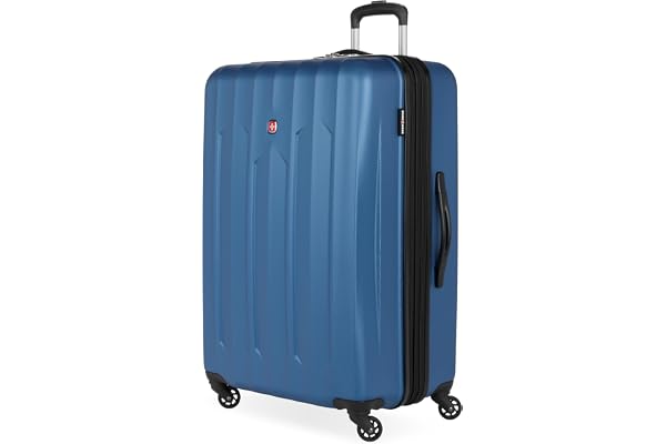 SWISSGEAR Chrome Hardside Expandable Spinner Luggage, Durable Lightweight Suitcase with 360 Spinner Wheels