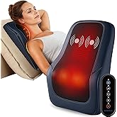 Beleduc Back Massager for Back Pain Deep Tissue, Shiatsu Back Neck Massager with Heat,Vibration Massage, Deep Kneading Massage Pillow for Neck Shoulder