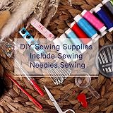 JUNING Travel Sewing Kit Portable Sewing Supplies for Beginners Adults view 2