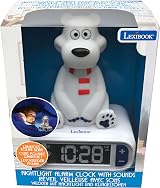 LEXIBOOK Polar Bear Nightlight Alarm Clock LCD Backlit Snooze Blue White RL800PB view 6