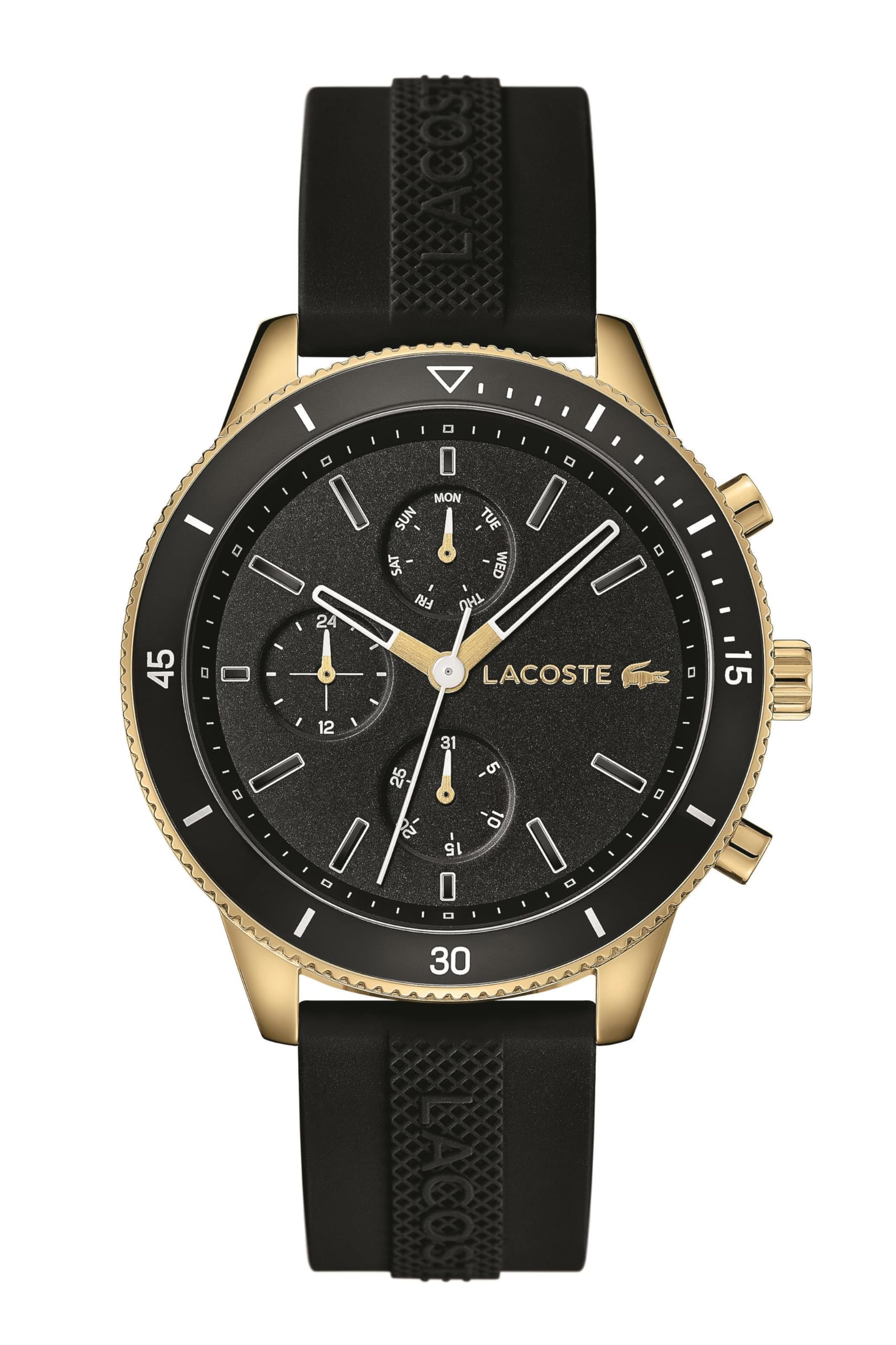 Lacoste Analogue Multifunction Quartz Watch for men with Black Silicone bracelet - 2010994