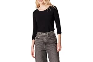 鶹 Essentials Women's Standard 100% Cotton Relaxed-fit Long-Sleeve Crewneck T-Shirt