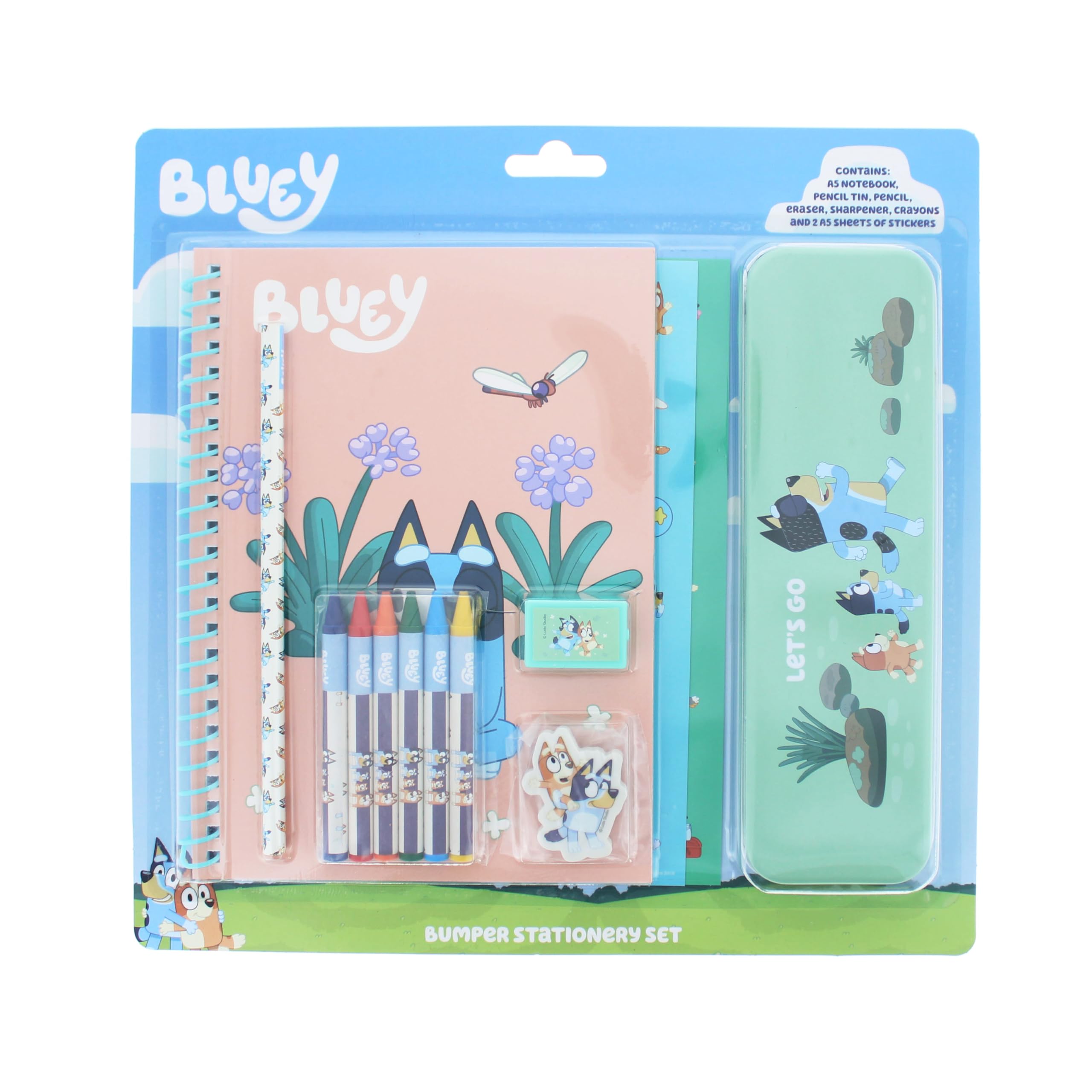 Bluey Bumper Stationery Set | Kids Art & Crafts Colouring Kit | Bluey Stationery & Gifts for Kids