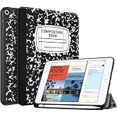 Fintie Slim Case for iPad mini 5th Generation 7.9-inch 2019 | Lightweight Tri-Fold Stand, Soft TPU Back Cover with Pencil Holder, Scratch-Resistant, Auto Wake/Sleep, Composition Book