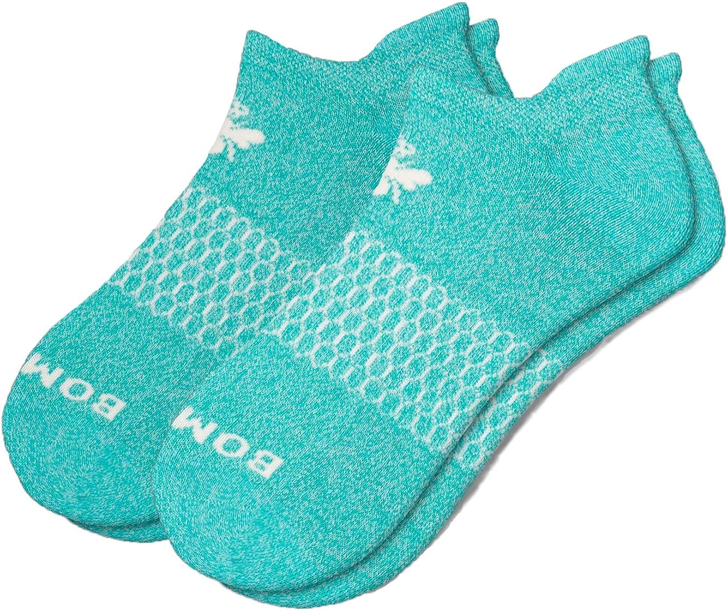 Bombas Women's Marls Ankle Socks, Blue, Medium Clothing