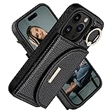 Keallce Case for iPhone 15 Pro Wallet Case, Flip