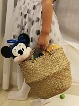 DOKOT Natural Seagrass Basket Plant Pot Storage Basket with Handle view 6