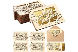Capoda 6 Pack Christmas Money Holder Gift Card Holders - Holiday Cash Gift Card Holders Envelopes for Family & Friends, Festive Xmas Envelopes for Cash Cards