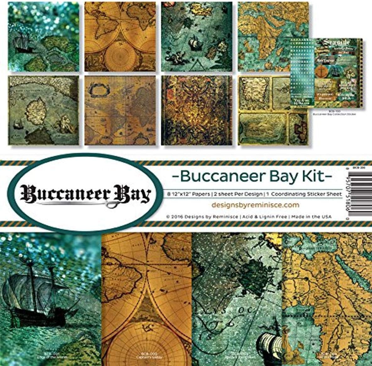 Reminisce Scrapbook Buccaneer Bay Collection Kit