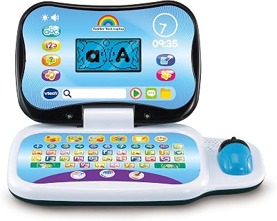 VTech Toddler Tech Laptop Interactive Educational Computer Toy 20 Games