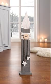 Großer Besen Schneemann Weihnachtliche Dekoration Flur