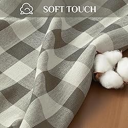Softalker Checkered Tablecloth Rectangle, Heavy
