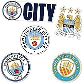 Manchester City Sticker Man City MCFC Sheet Vinyl Football Soccer Premier League Decal Laptop Water Bottle Car Scrapbook (Type 2-10)