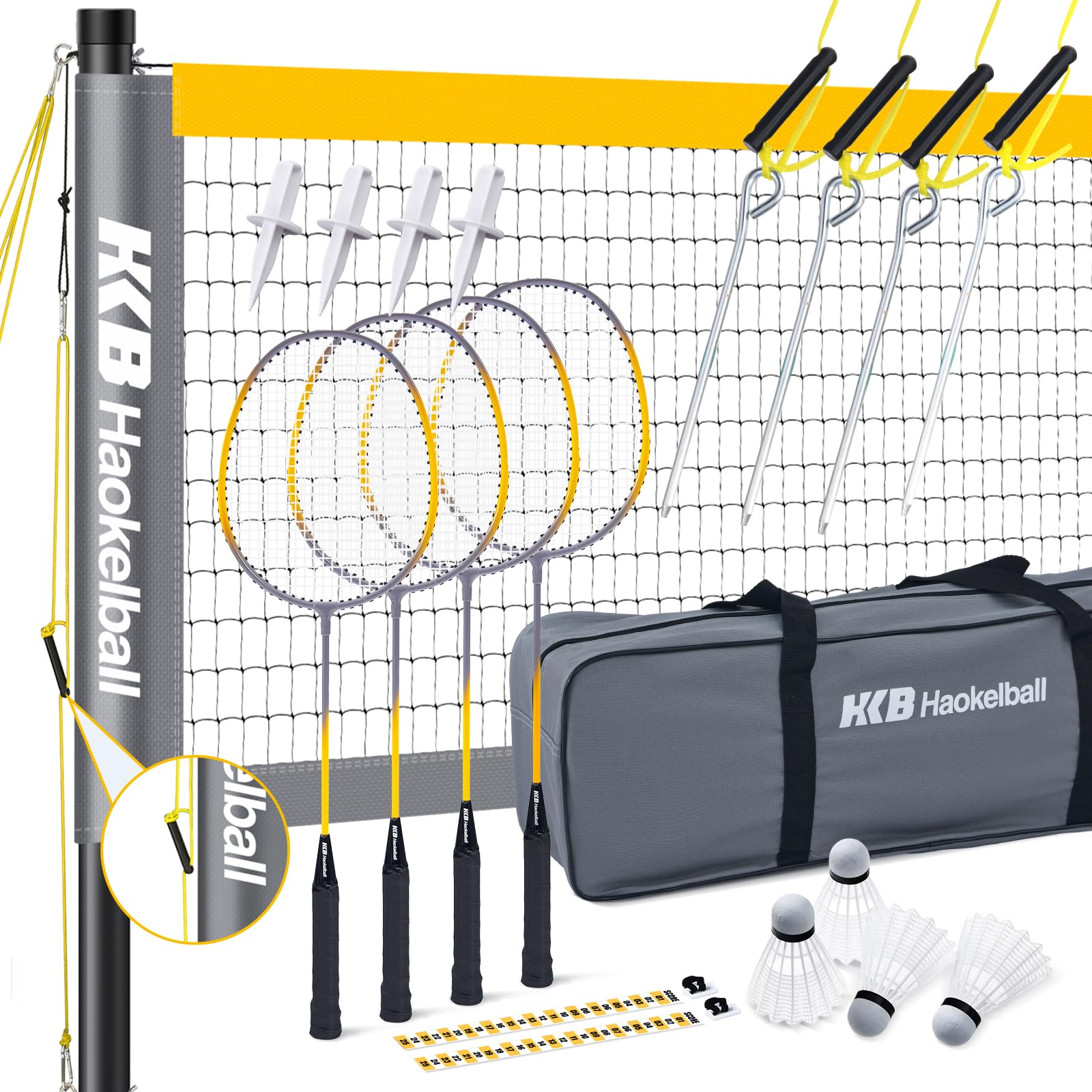 Haokelball Professional Badminton Set Badminton