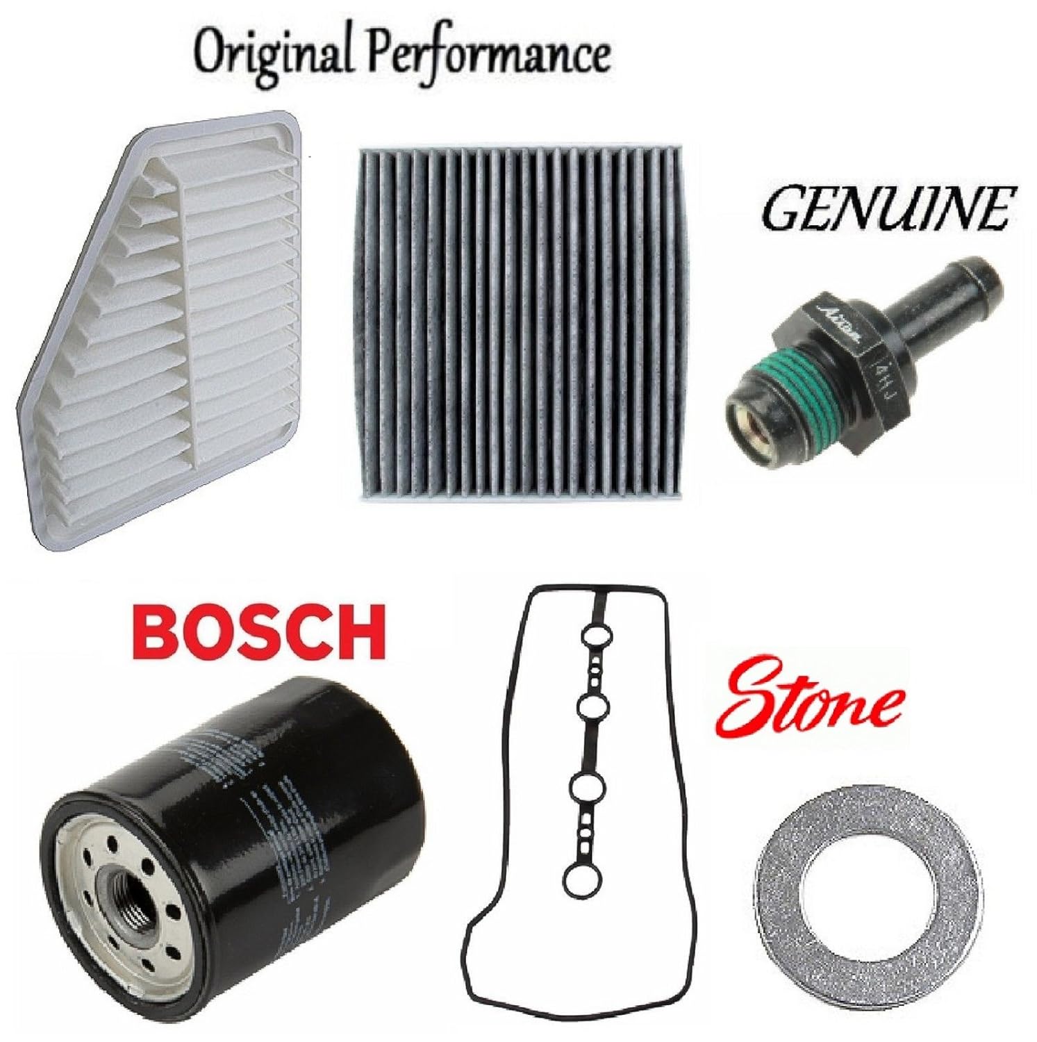 Amazon Com Tune Up Kit Cabin Air Oil Filters Pcv Valve For Scion