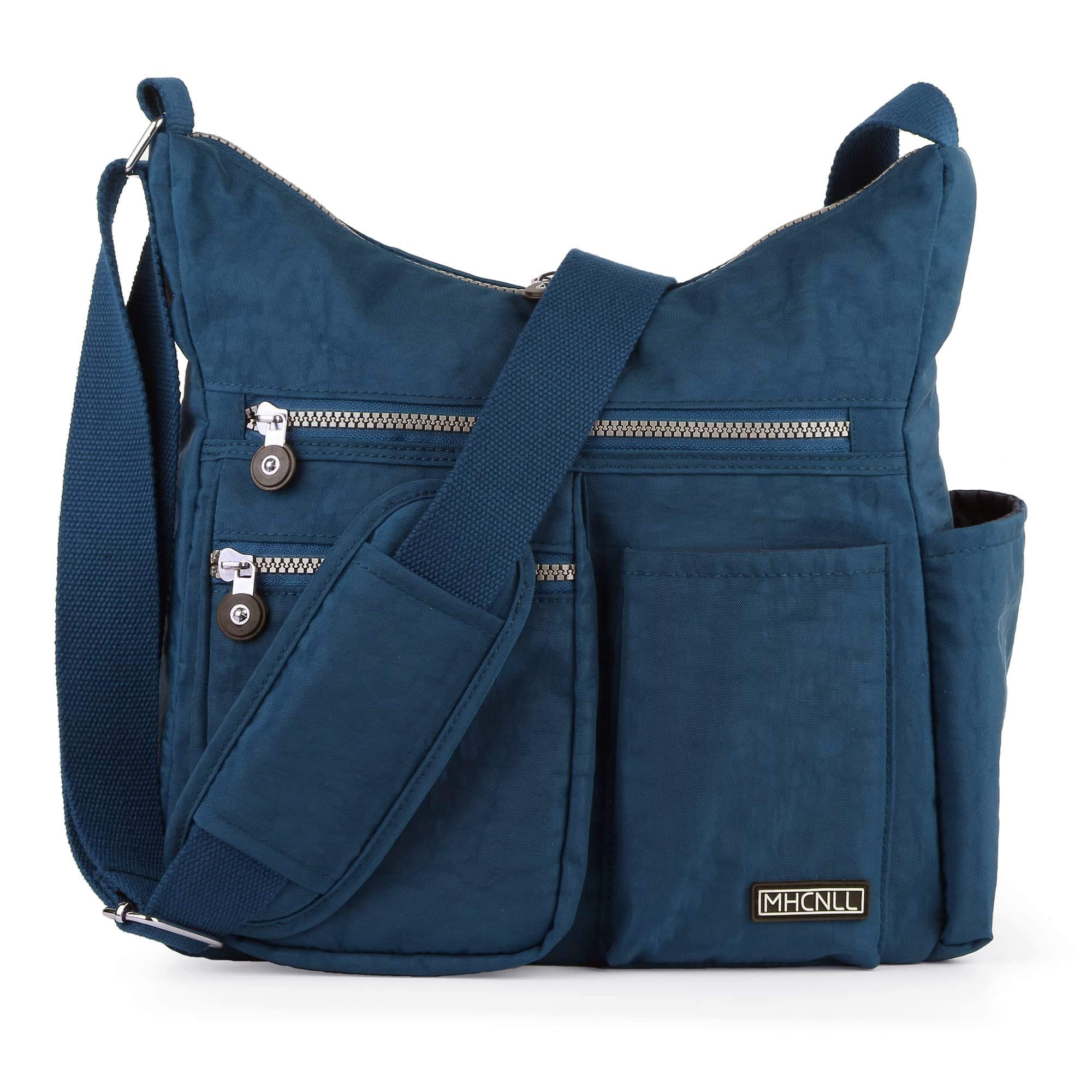 Photo 1 of MHCNLL Crossbody Bag with Anti Theft RFID Pocket - Women Lightweight Water-Resistant Purse (Navy blue)