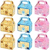 GLURUITE 18Pcs Cartoon Blue Dog Candy Bags Boys Girls Birthday Party Favor Box Blue Dog Theme Birthday Party Supplies
