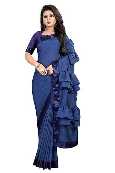 Womens Vichitra Silk Saree