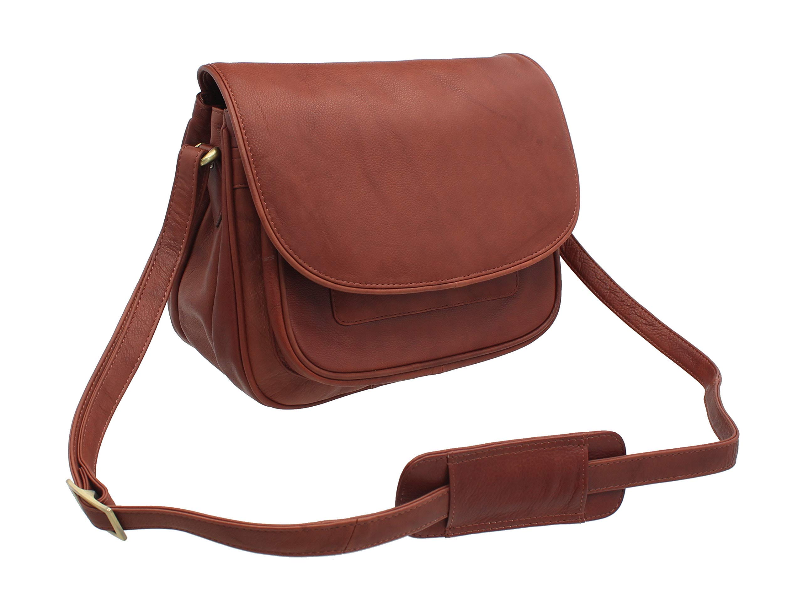 VISCONTI Leather Handbag Style 2195 Brown