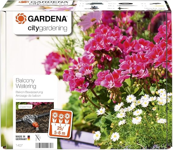 Gardena 1407-20 Sistema de riego City Gardening, para un máximo de ...