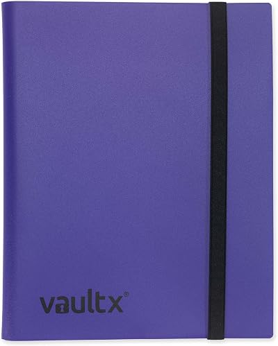 Vault X 9 Pocket Trading Card Binder 360 Standard Cards Purple Side-Loading