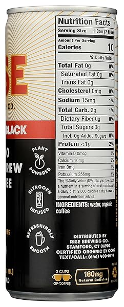 RISE NITRO COLD BREW COFFEE, 7 FL OZ