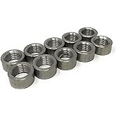 O2 Oxygen Sensor Fitting Plugs or Weld Bungs (10 pack Steel Bungs, M18 x 1.5) (10 pack Steel Bungs, M18 X 1.5)