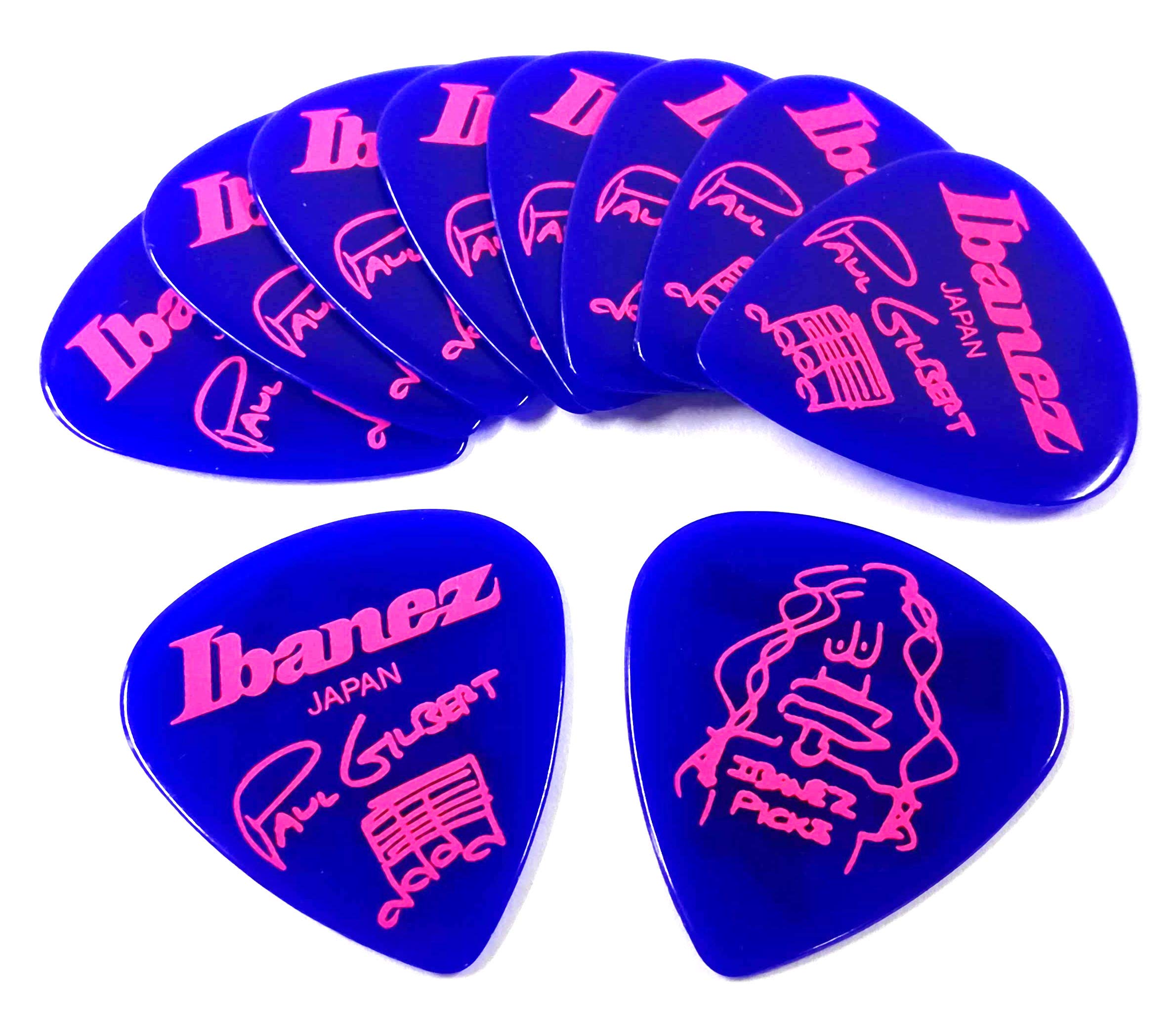 Ibanez 1000PgJb Paul Gilbert Pick Guitar Pick x 10 Sheets New