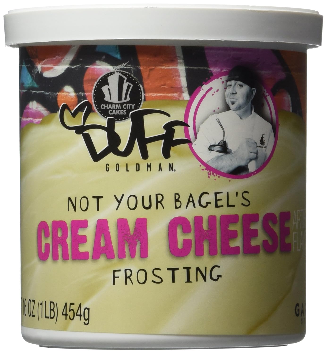 Duff Goldman, Cream Cheese Frosting, 16oz Tub (Pack of 2