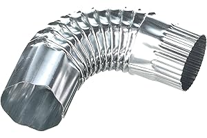 AMERIMAX HOME PRODUCTS RC64P3 3-Inch Galvanized Round Corrugated Elbow
