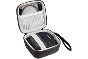 AONKE Travel Case Compatible with Bose New SoundLink Micro 2nd Gen Portable Bluetooth Speaker (Black CASE)