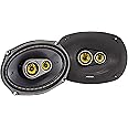 Kicker CS Series 150 Watt 6 x 9 Inch Car Audio Coaxial Speaker Pair, Yellow