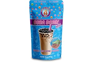 CAFE LATTE (Coffee) Boba/Bubble Tea Drink Mix Powder By Buddha Bubbles Boba 10 Ounces (283 Grams)
