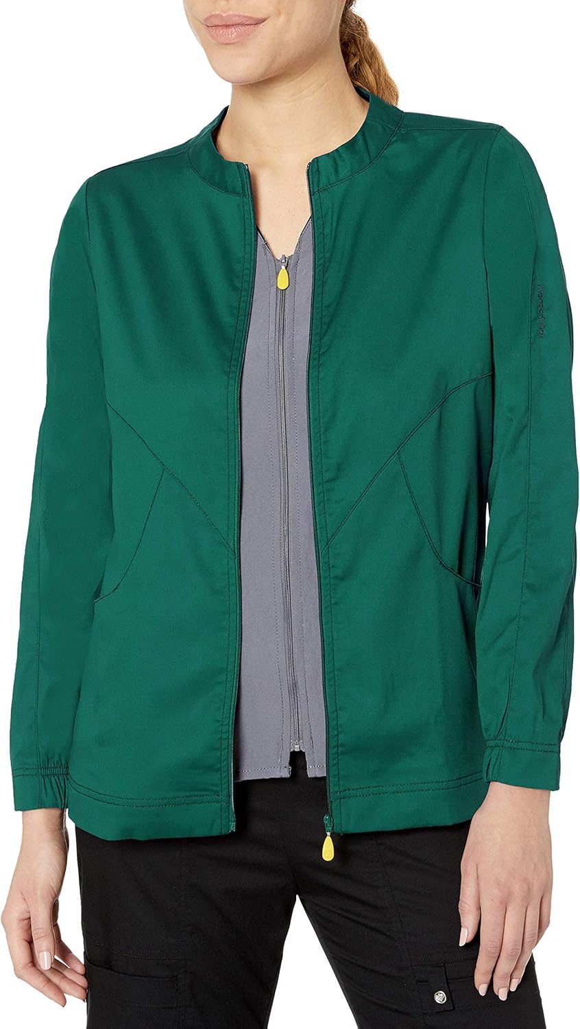 WonderWink Women's Boston Warm-up Style Jacket: Clothing