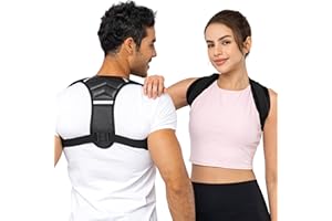 benoo Back Posture Corrector for Women & Men, Comfy Adjustable Back Brace to Improve Posture & Relieve Back Pain (Mens M/L - Women L/XL)