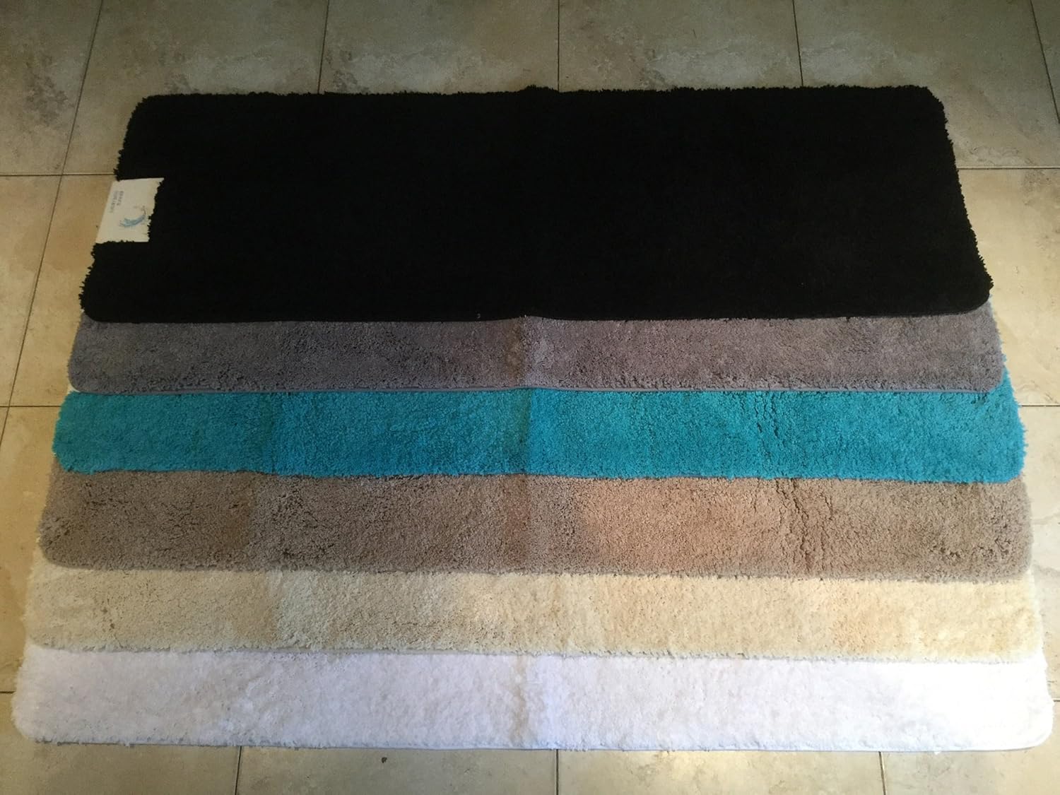 Cazsplash microfibre bath runner mat (Teal) BigaMart