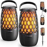Outdoor Speakers Gifts for Men Bluetooth Speaker with Lights Multi-Sync up to 100 Speakers Auto-Pairing HD Stereo Sound Cool Stuff House Warming Gifts IPX5 Waterproof Lantern for Home|Patio|Pool|Yard