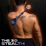 BAKBLADE 3.0 Stealth Back Shaver for Men 23" Handle +3 Refills view 6