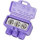 King Innovation 95125 AlumiConn wire connector, 25 pk, Purple, Count
